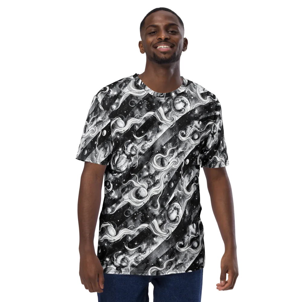 Starlit Sash on Men's Crew Neck T-Shirt — Front