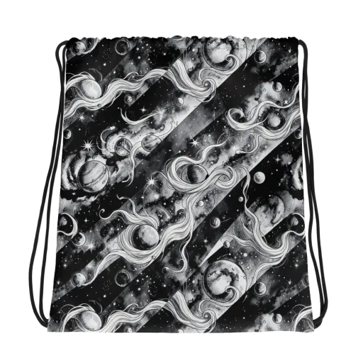 Starlit Sash on a Drawstring Bag
