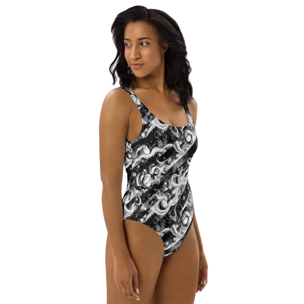Starlit Sash on One-Piece Swimsuit — Right