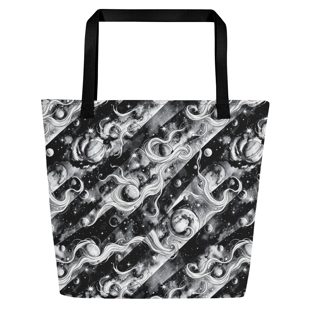 Starlit Sash on Large Tote Bag W/ Pocket — Front