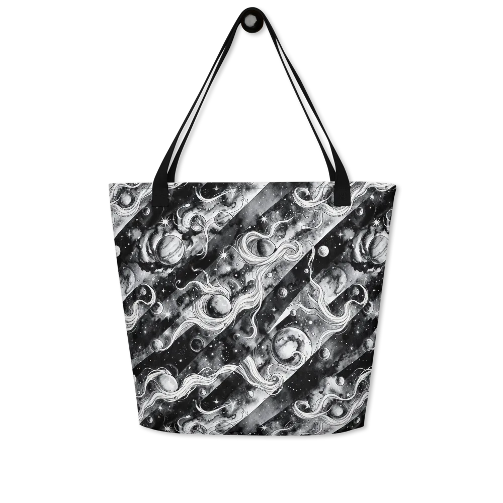 Starlit Sash on Large Tote Bag W/ Pocket — Front