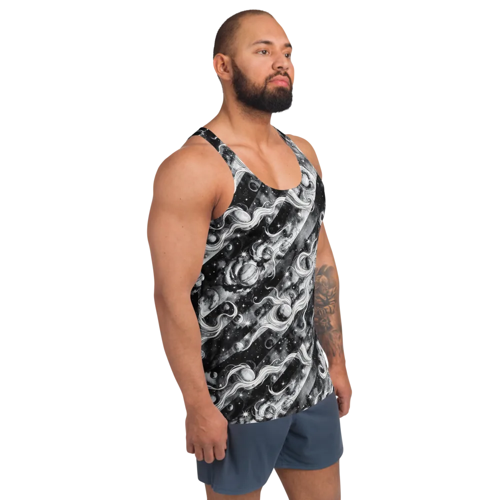 Starlit Sash on Men's Tank Top — Right Front