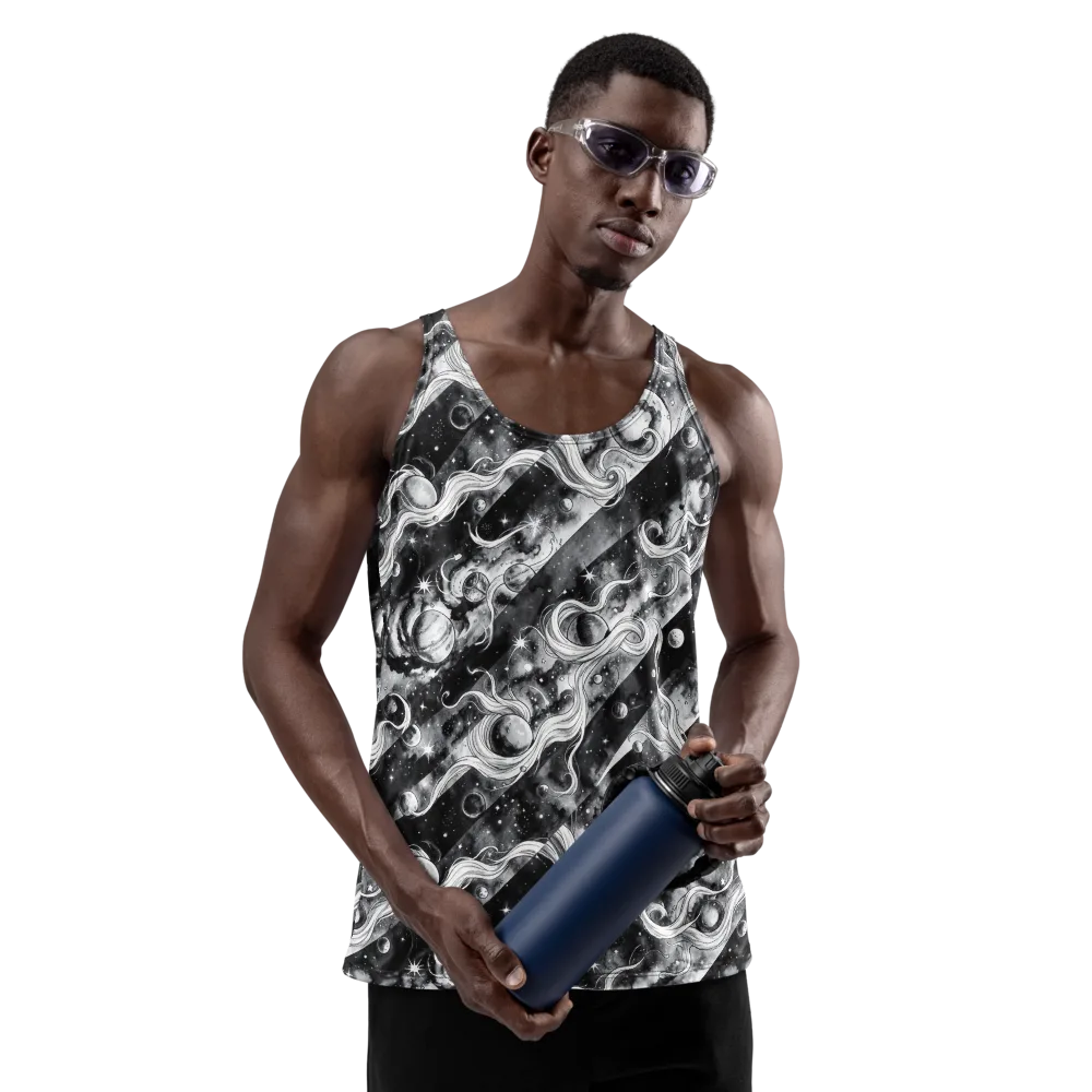 Starlit Sash on Men's Tank Top — Front