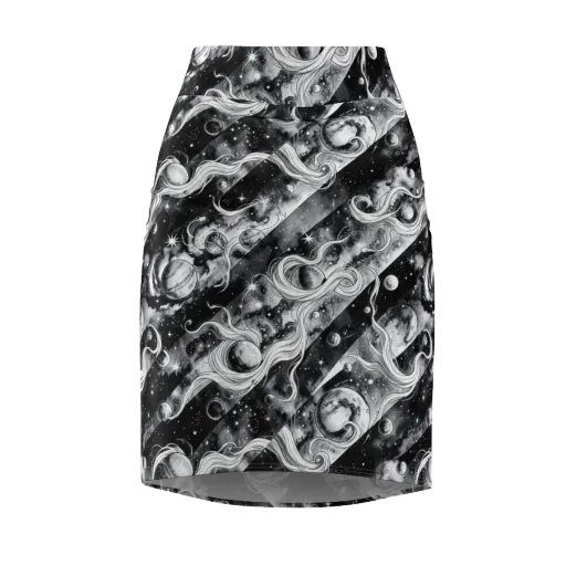 Starlit Sash on a Pencil Skirt