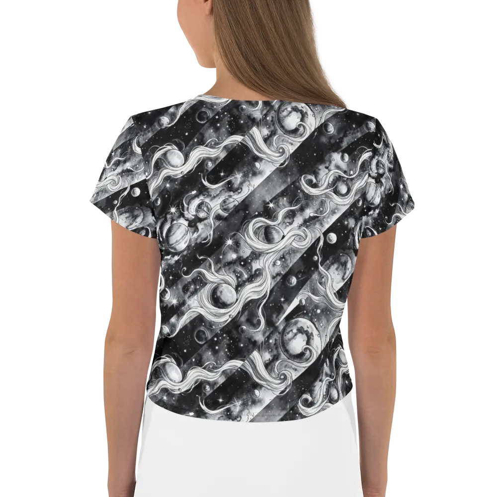 Starlit Sash on Crop Tee — Back