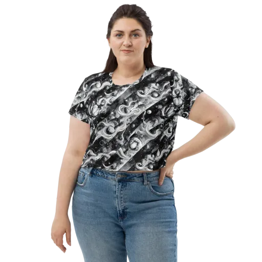 Starlit Sash on a Crop Tee