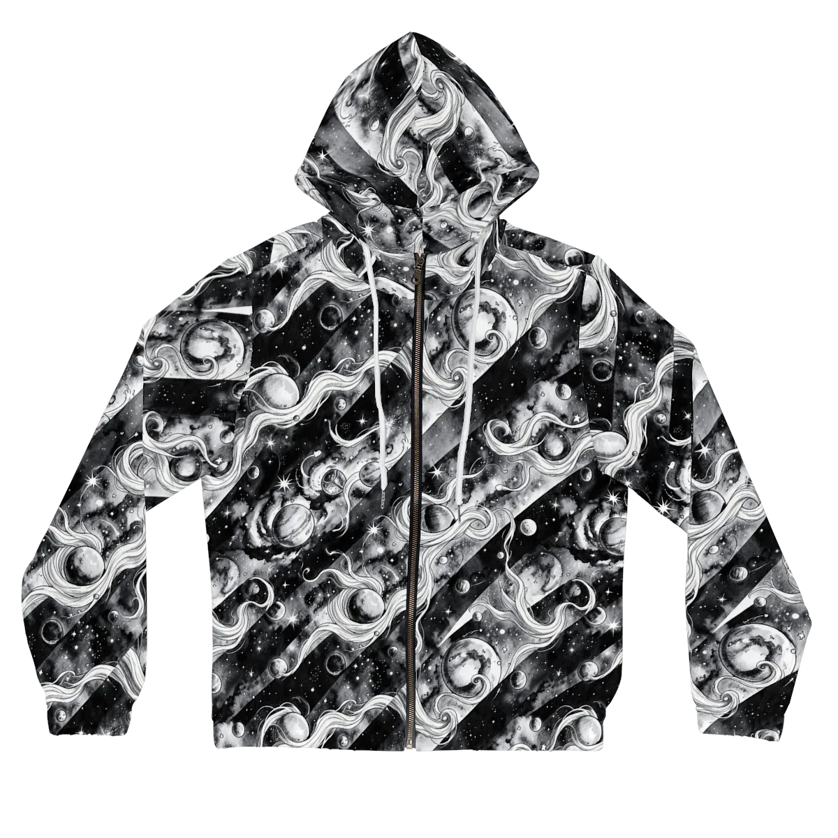 Starlit Sash on Women's Full-Zip Hoodie — Front