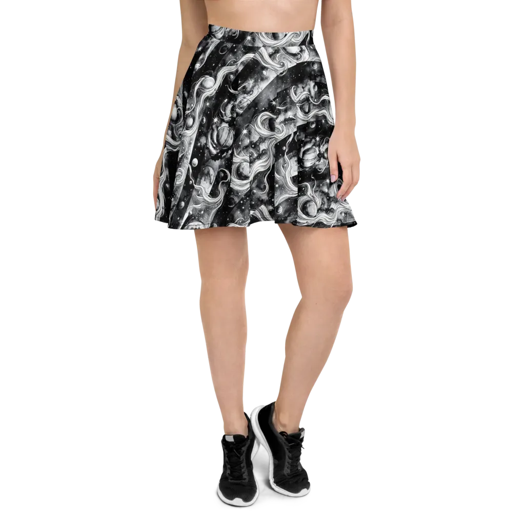 Starlit Sash on Skater Skirt — Front