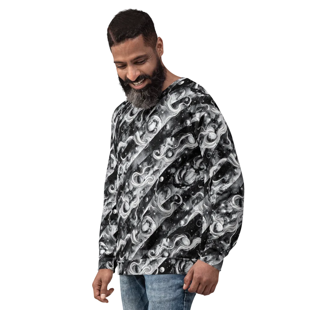 Starlit Sash on Sweatshirt — Left Front