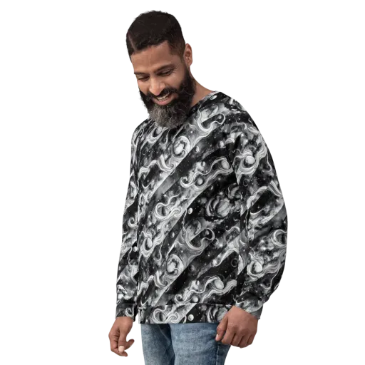 Starlit Sash on a Sweatshirt