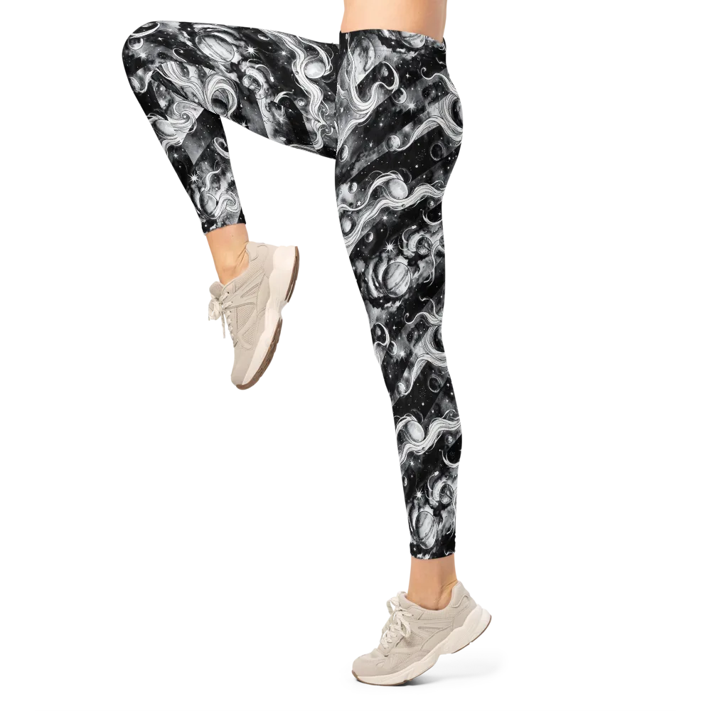 Starlit Sash on Leggings — Left