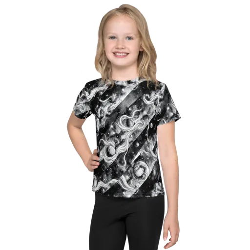Starlit Sash on a Kids Crew Neck T-Shirt