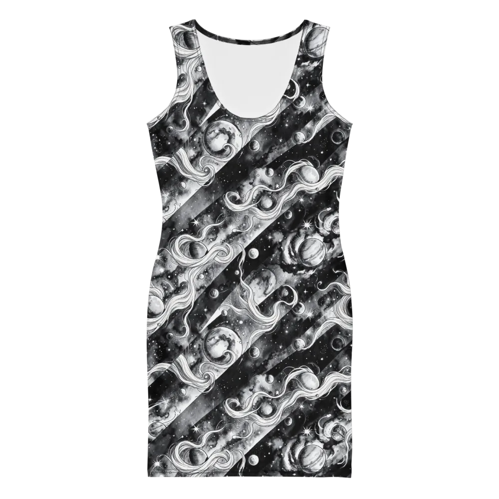 Starlit Sash on Bodycon Dress — Front