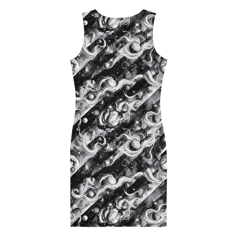 Starlit Sash on Bodycon Dress — Back