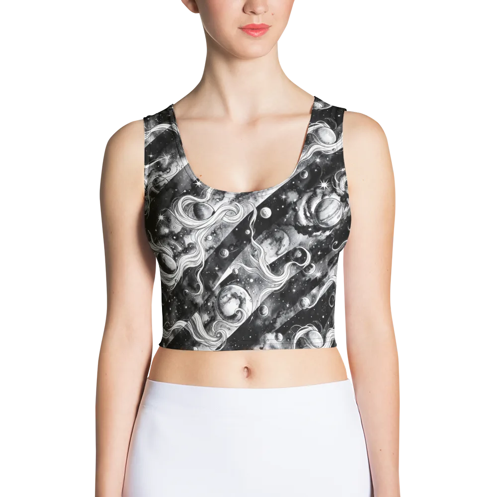 Starlit Sash on Crop Top — Front