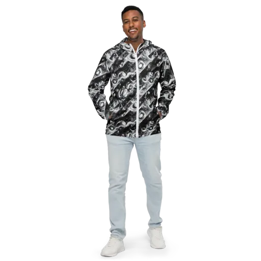 Starlit Sash on a Men's Windbreaker