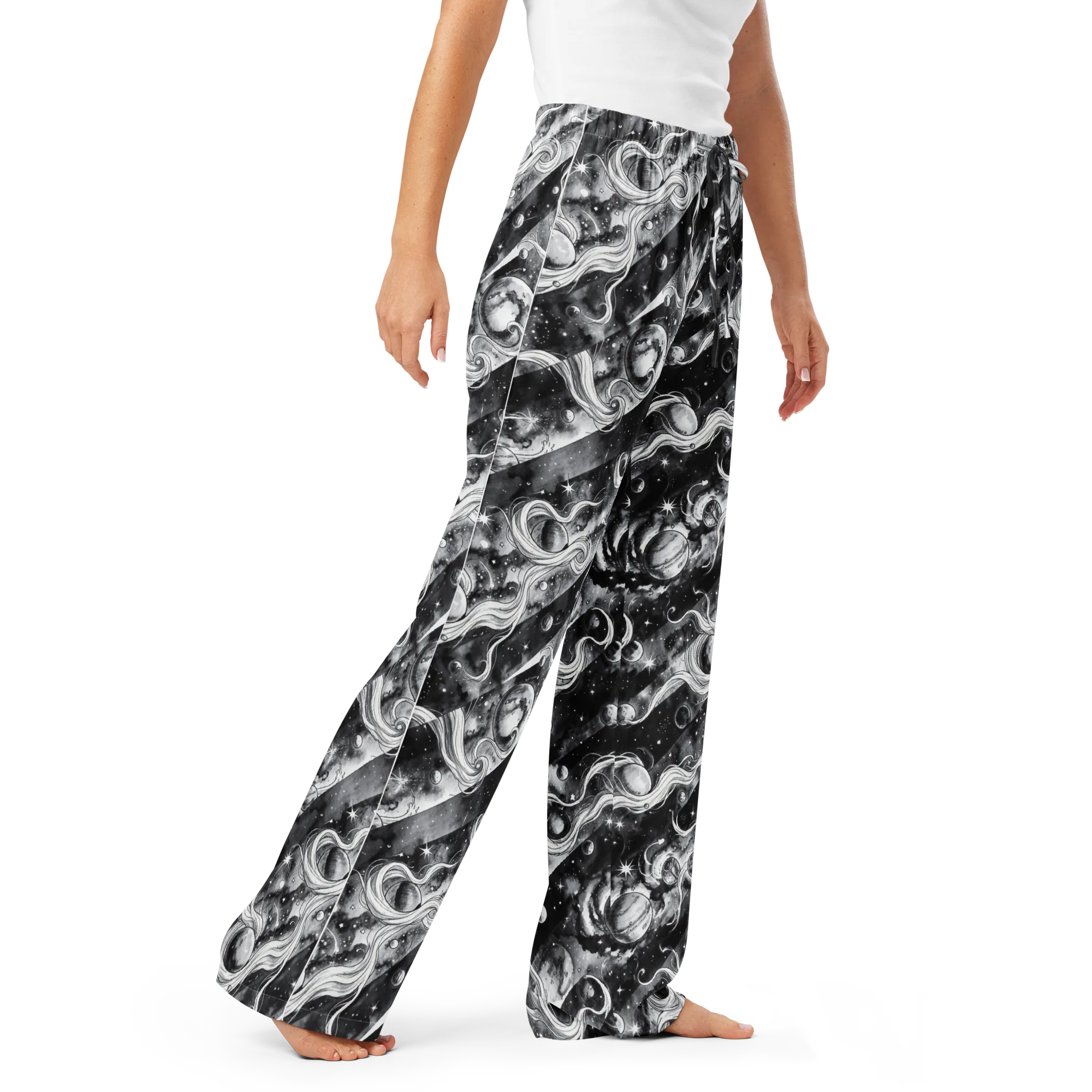 Starlit Sash on Women's Pajama Pants — Right Front