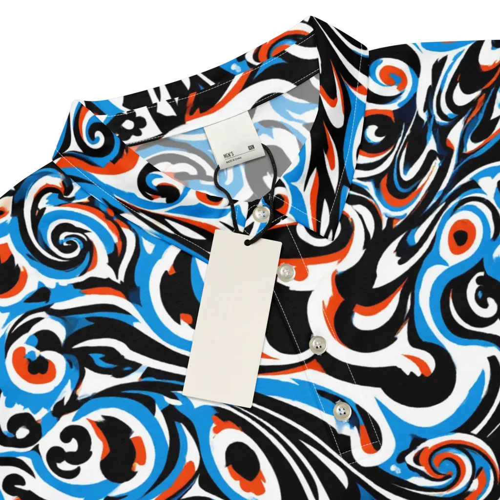 Cobalt Rhapsody on Men's Slim Fit Polo Shirt — Product details