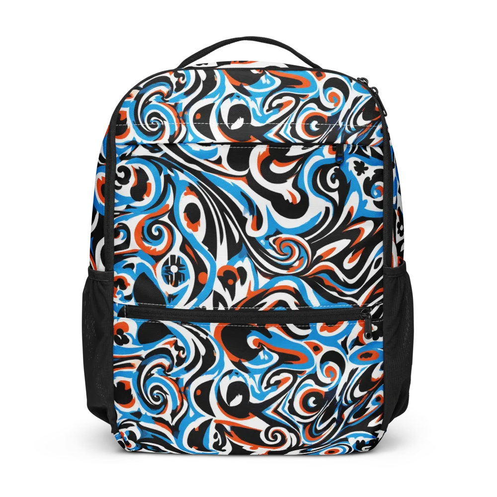 Cobalt Rhapsody on Utility Backpack — Front