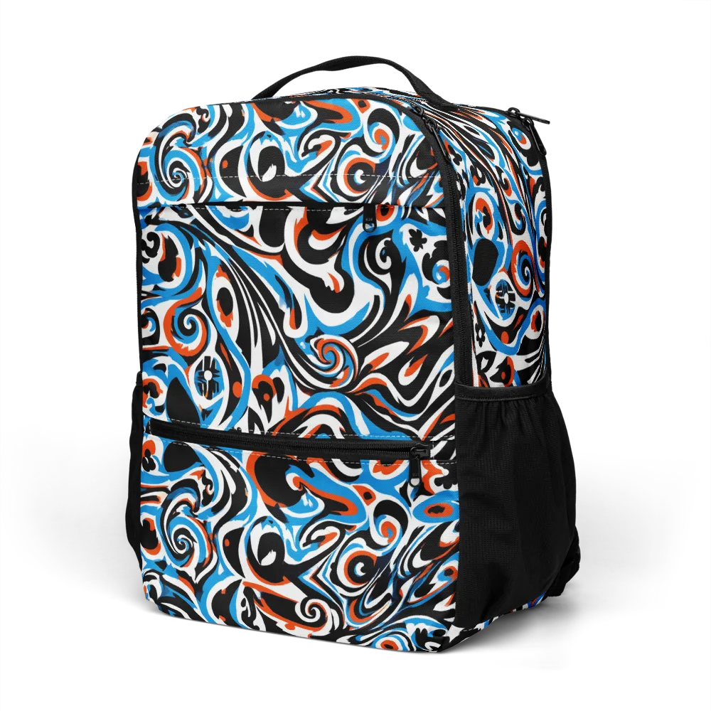 Cobalt Rhapsody on Utility Backpack — Left Front