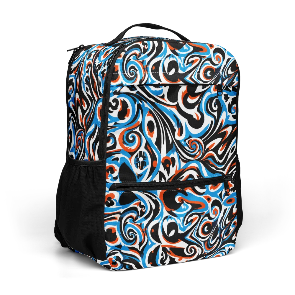 Cobalt Rhapsody on Utility Backpack — Right Front