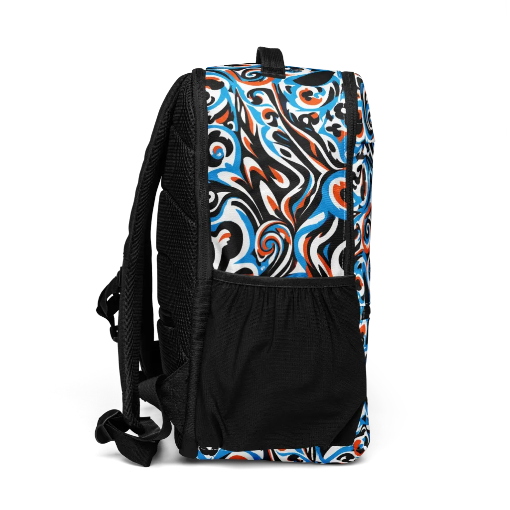 Cobalt Rhapsody on Utility Backpack — Right