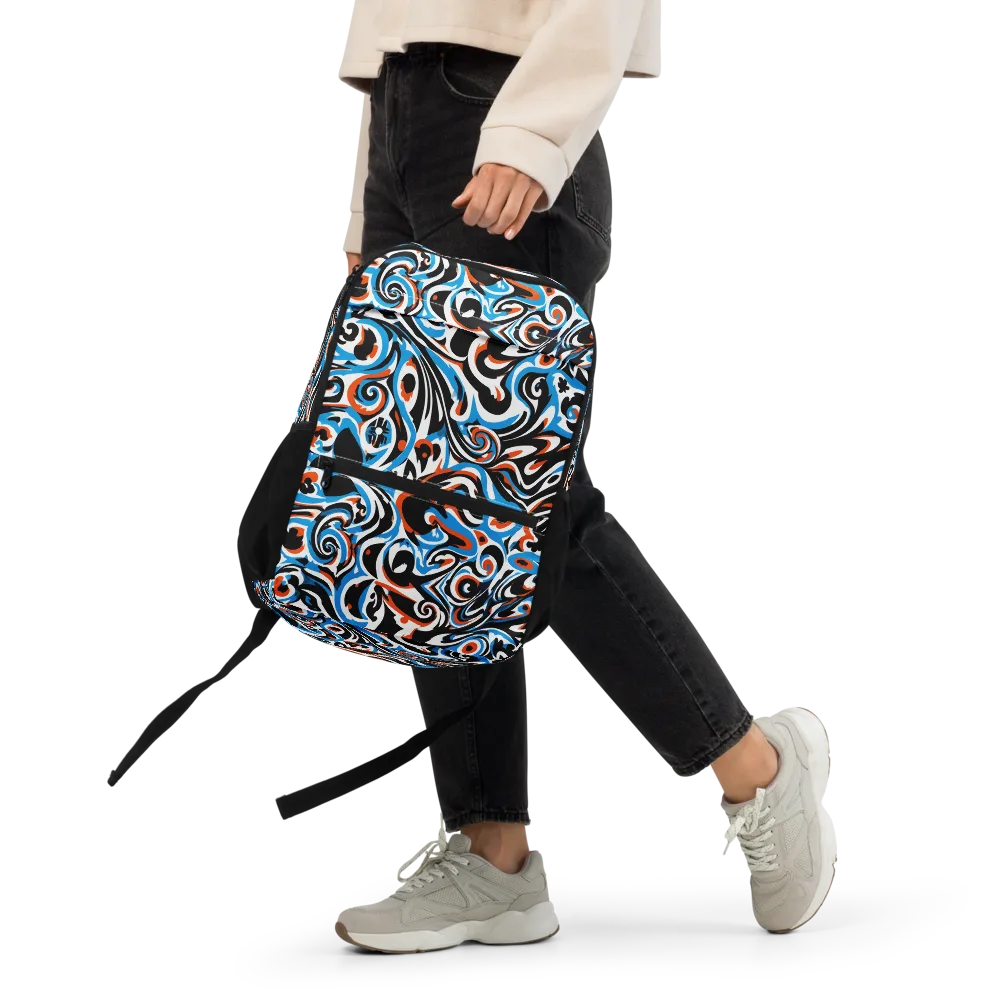 Cobalt Rhapsody on Utility Backpack — Front