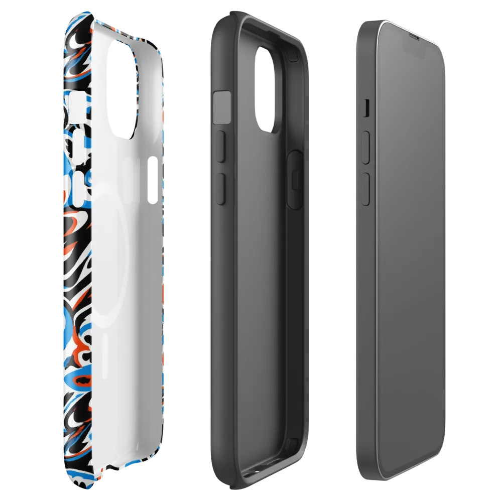Cobalt Rhapsody on MagSafe Tough Case for iPhone® — Front
