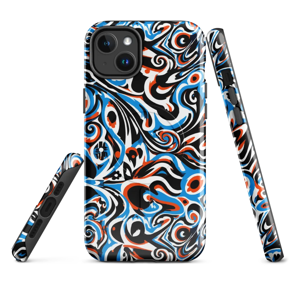Cobalt Rhapsody on MagSafe Tough Case for iPhone® — Front