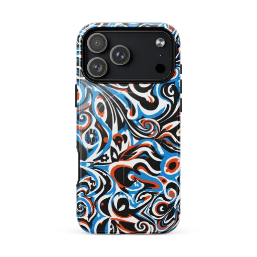 Cobalt Rhapsody on a MagSafe Tough Case for iPhone®