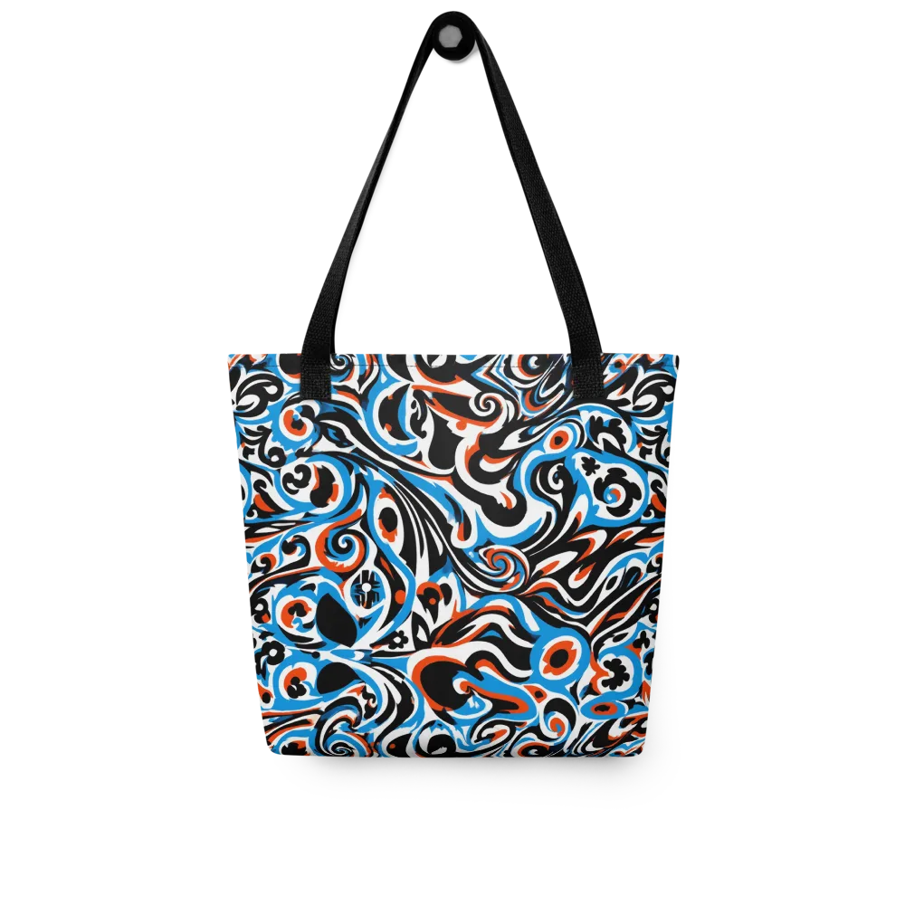 Cobalt Rhapsody on Tote Bag — Front