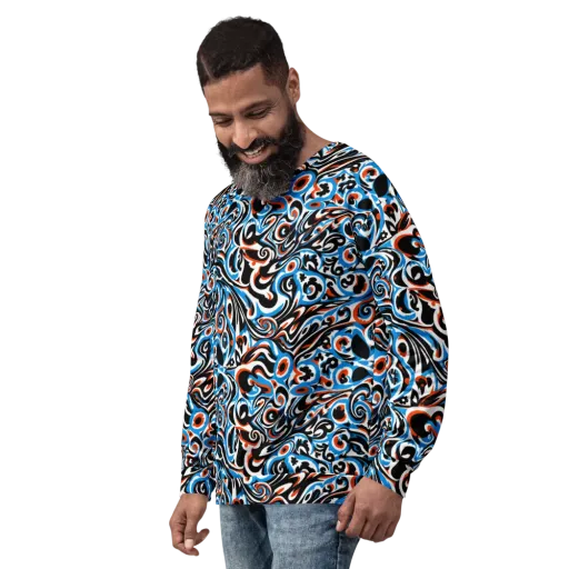 Cobalt Rhapsody on a Sweatshirt