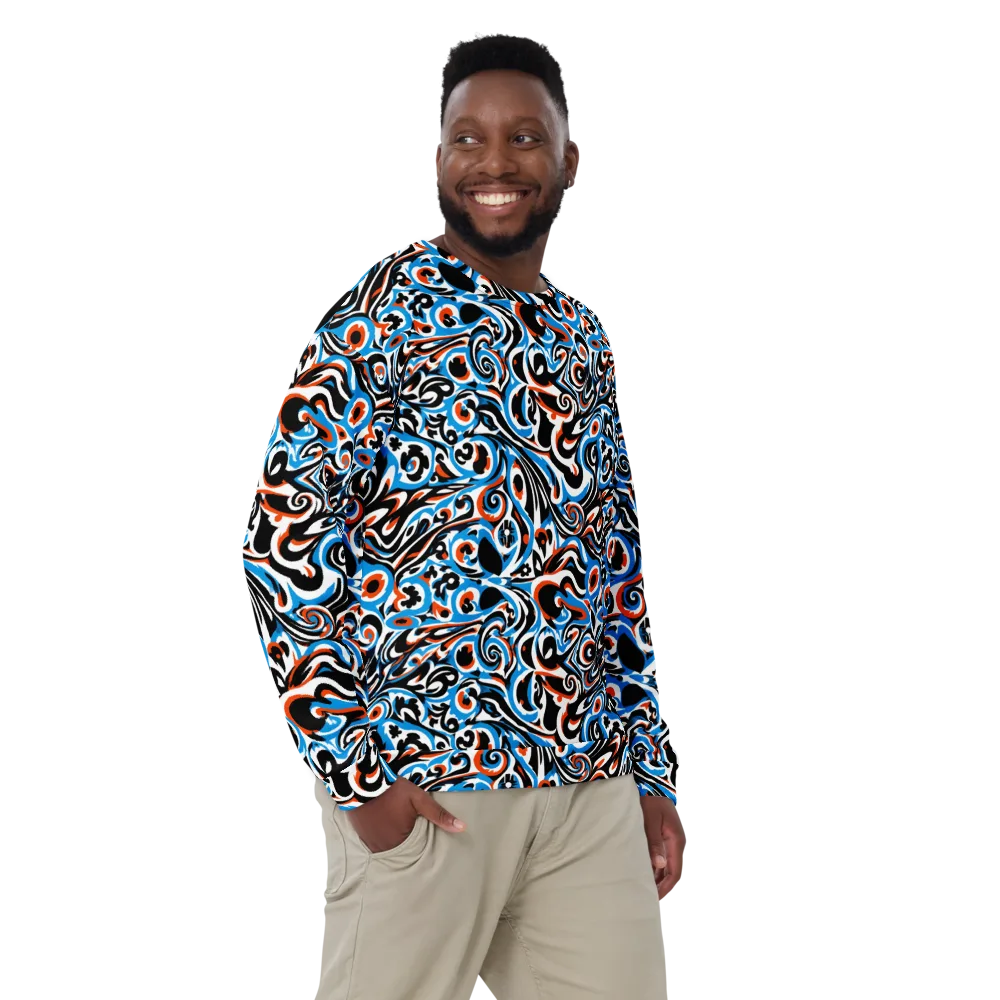 Cobalt Rhapsody on Sweatshirt — Front