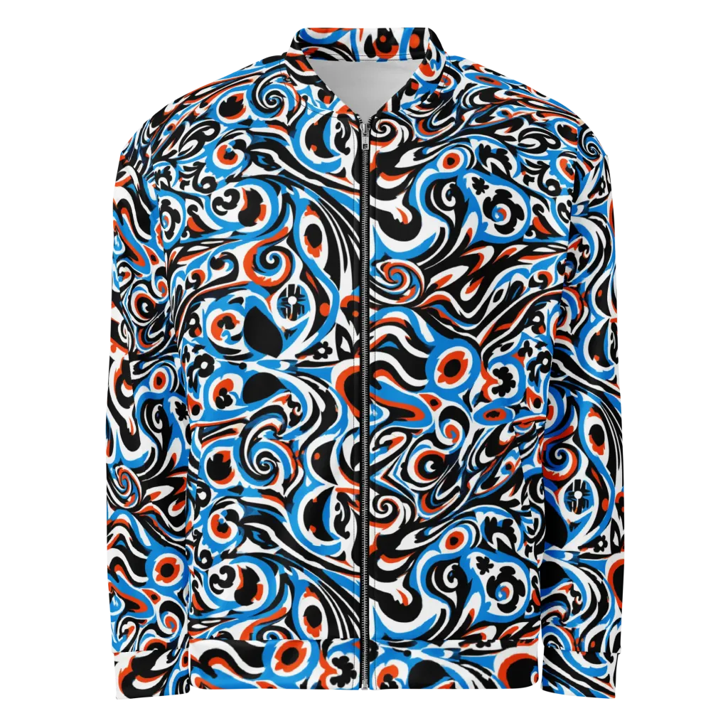 Cobalt Rhapsody on Bomber Jacket — Front