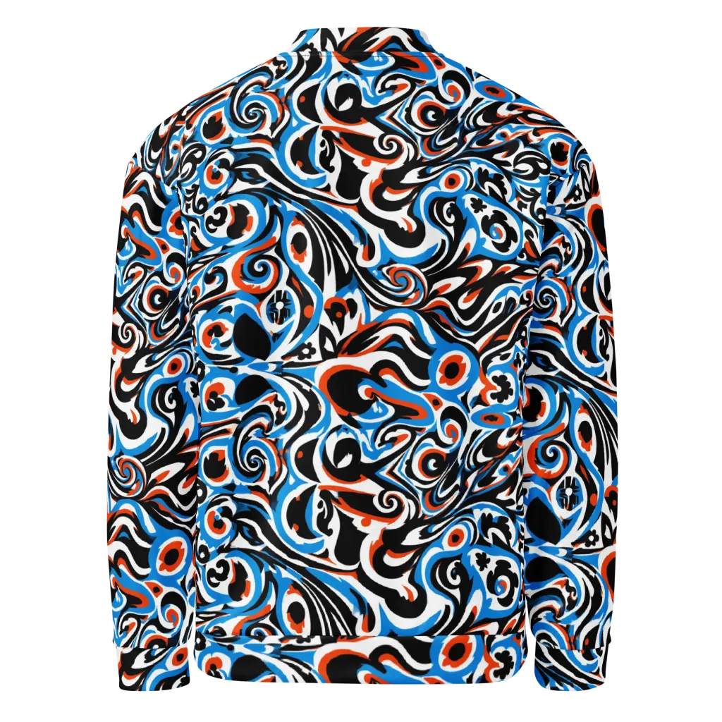 Cobalt Rhapsody on Bomber Jacket — Back
