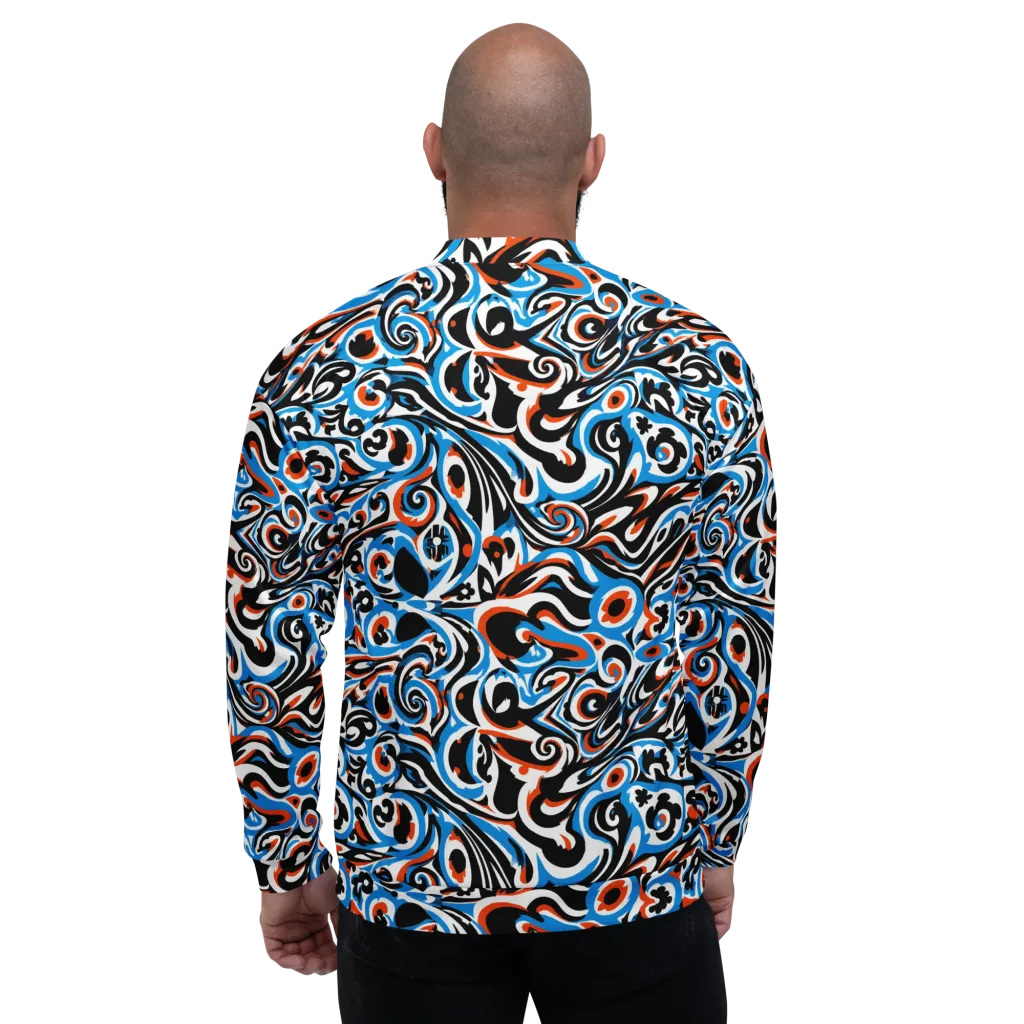 Cobalt Rhapsody on Bomber Jacket — Back