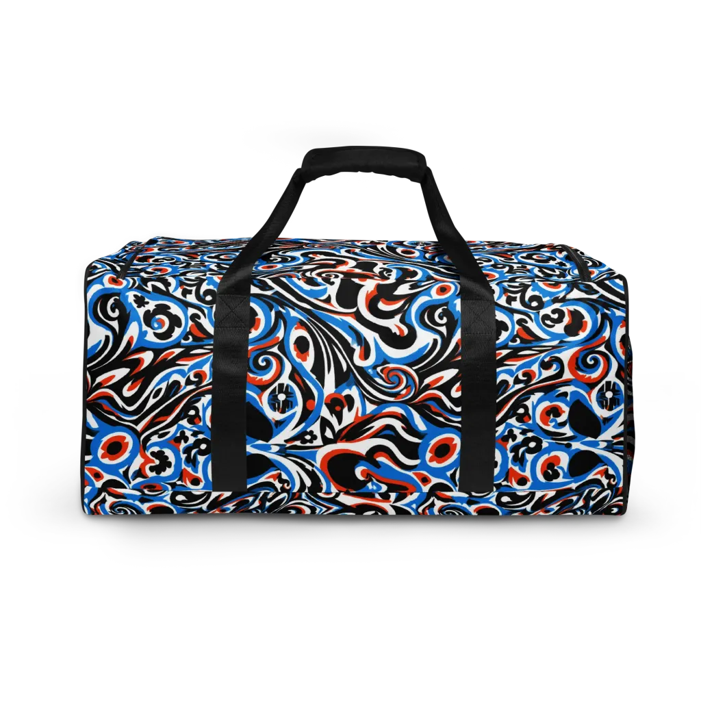 Cobalt Rhapsody on Duffle Bag — Back