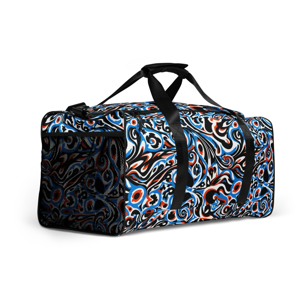 Cobalt Rhapsody on Duffle Bag — Right Front