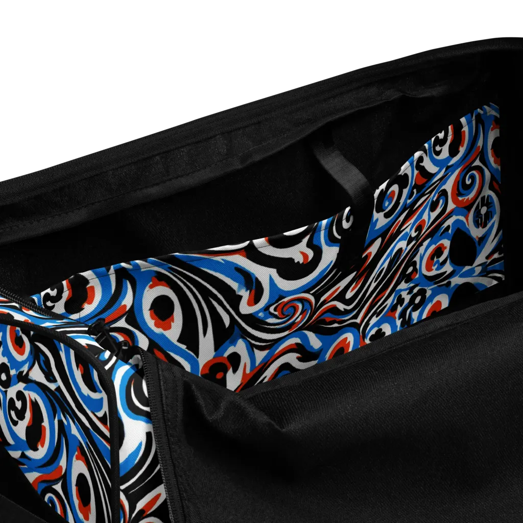 Cobalt Rhapsody on Duffle Bag — Product details