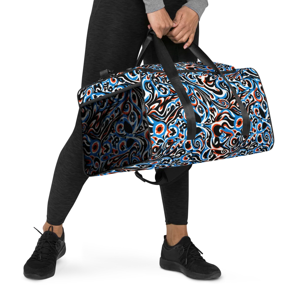 Cobalt Rhapsody on Duffle Bag — Right Front