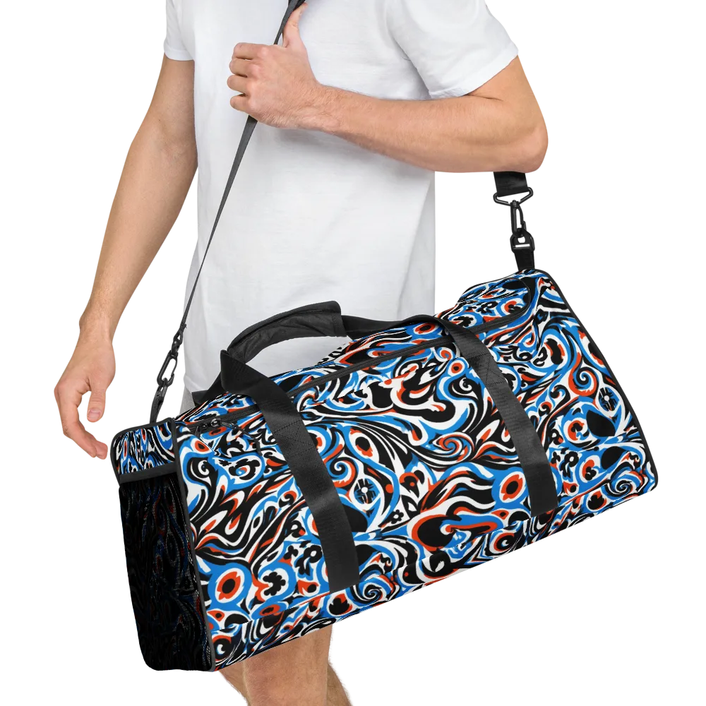 Cobalt Rhapsody on Duffle Bag — Right Front