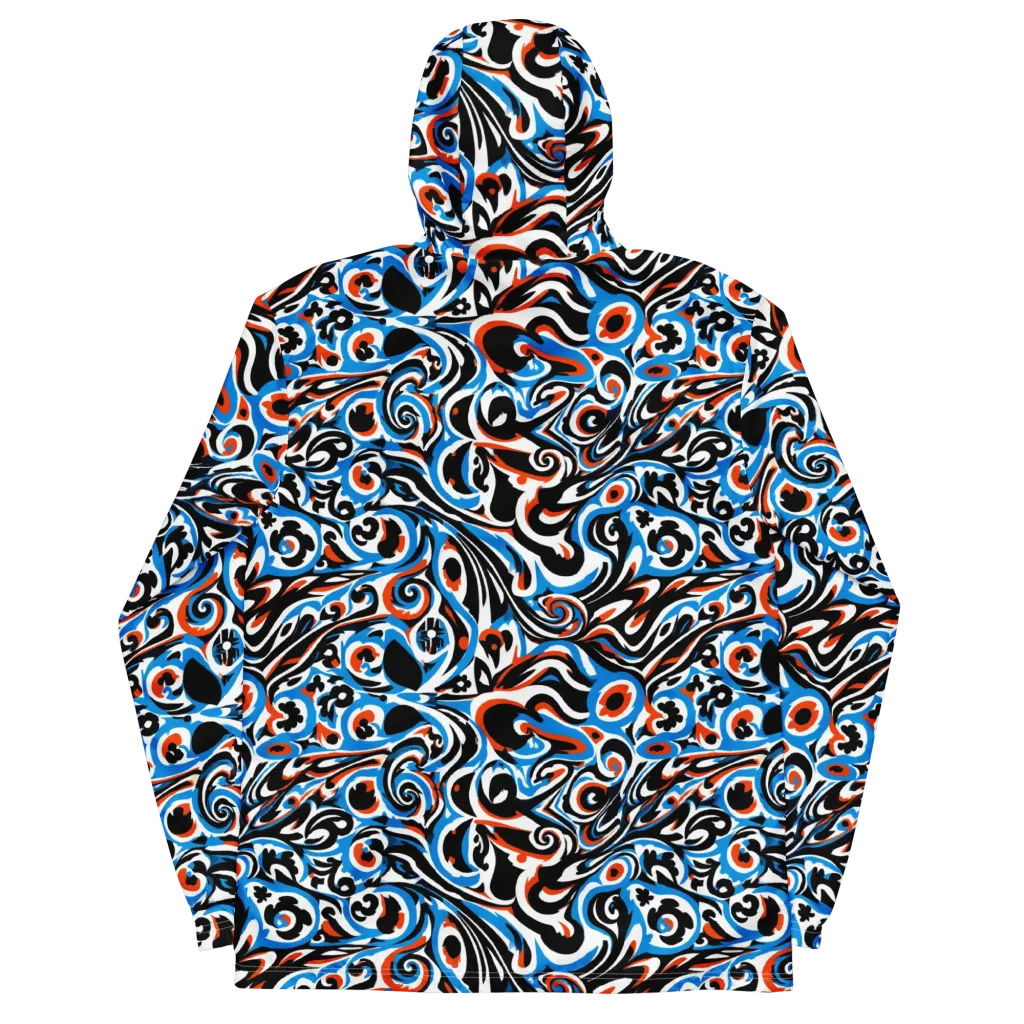 Cobalt Rhapsody on Men's Windbreaker — Back