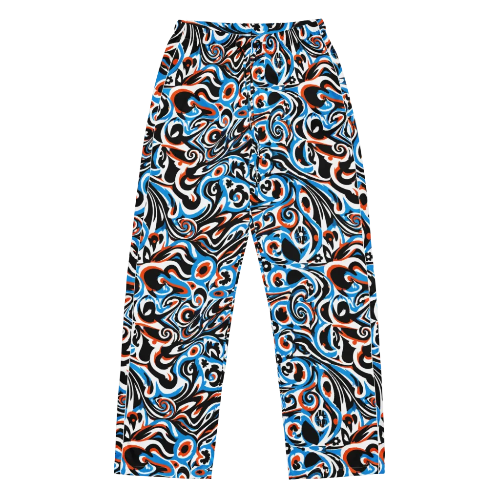 Cobalt Rhapsody on Women's Pajama Pants — Front