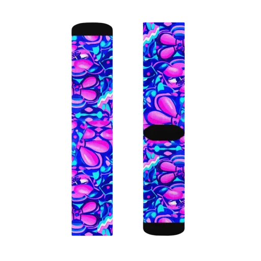 Electric Candy Riot on a Socks