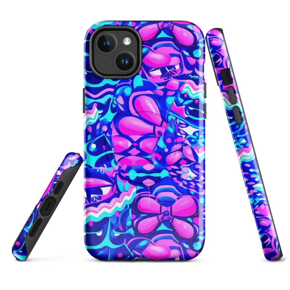 Electric Candy Riot on MagSafe Tough Case for iPhone® — Front