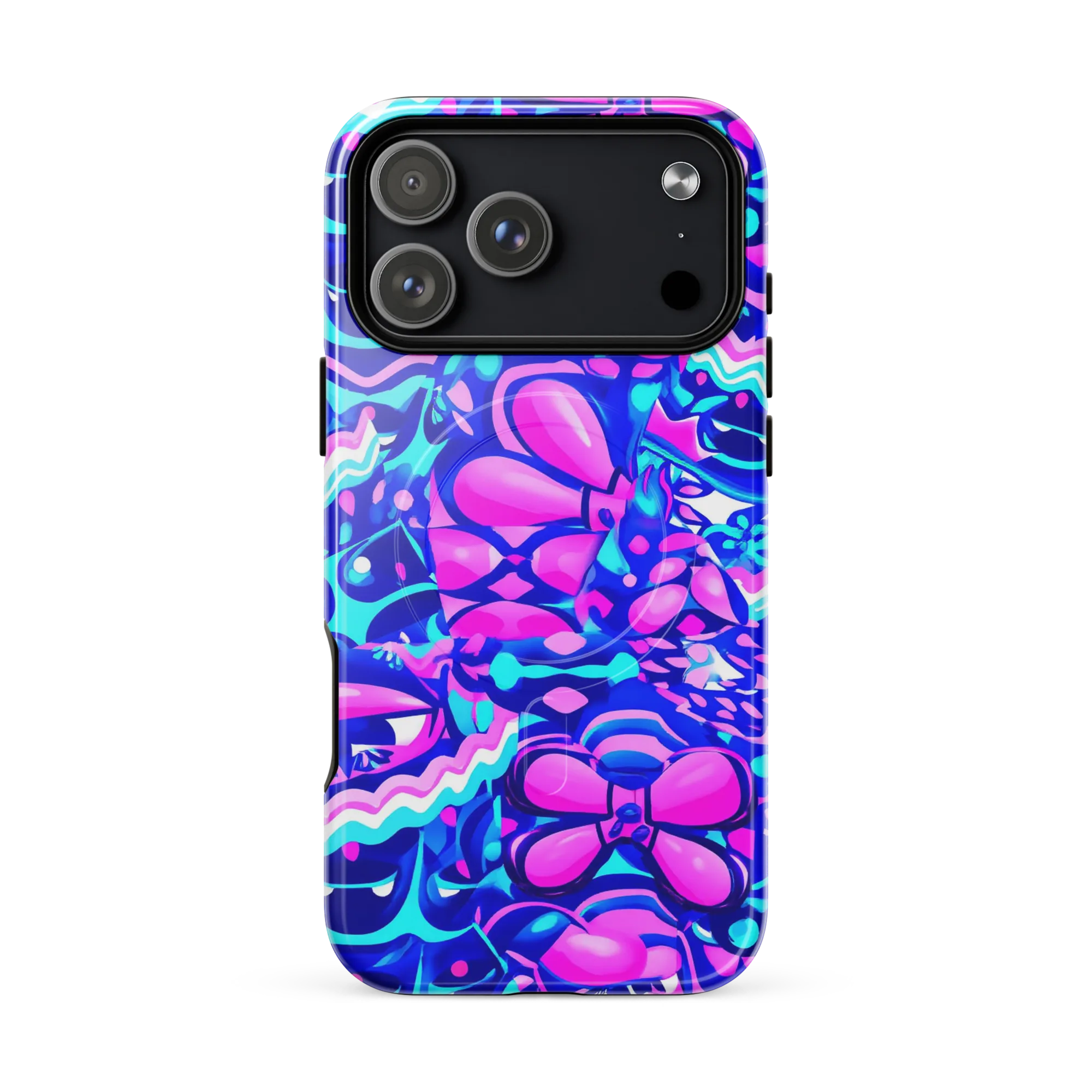 Electric Candy Riot on MagSafe Tough Case for iPhone® — Front