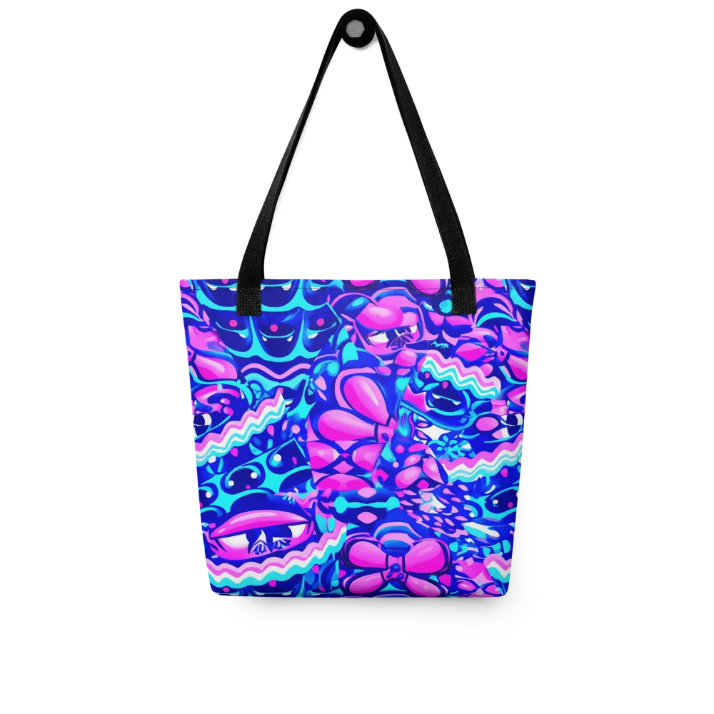 Electric Candy Riot on Tote Bag — Front