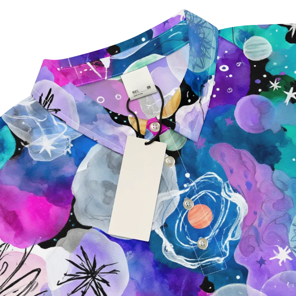 Stellar Bouquet on Men's Slim Fit Polo Shirt — Product details