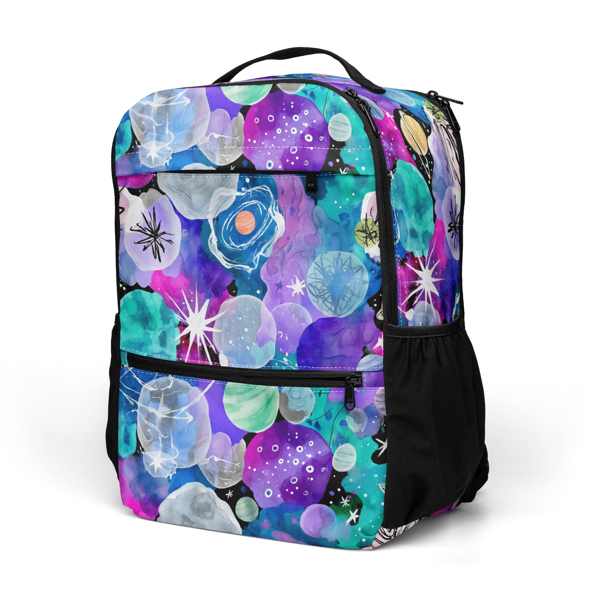 Stellar Bouquet on Utility Backpack — Left Front