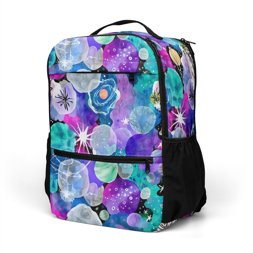 Stellar Bouquet on Utility Backpack — Left Front